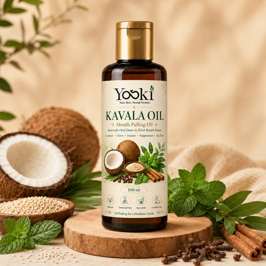 YOSKI Kavala Mouth Pulling Oil | Ayurvedic Oil Pulling for Oral Care & Fresh Breath