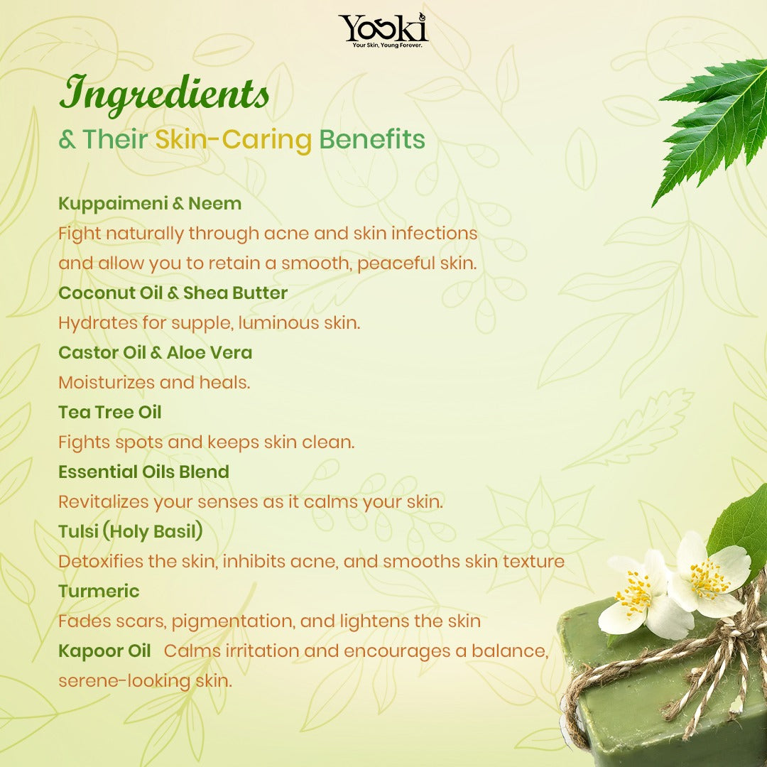 Kuppaimeni & Neem Anti Acne Soap - 100g