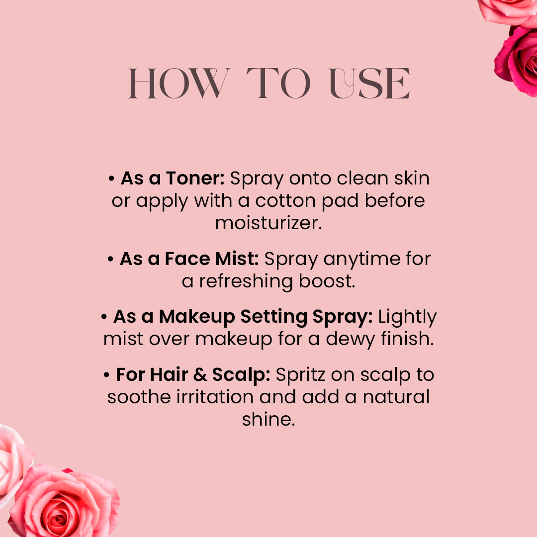 GlowVeda Rose Mist Toner