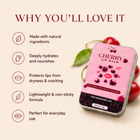 YOSKI Cherry Lip Balm - 15g 3