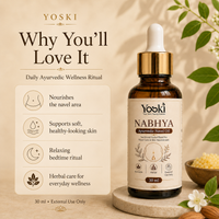 YOSKI Nabhya Navel Oil | Ayurvedic Belly Button Oil for Daily Wellness & Skin 2