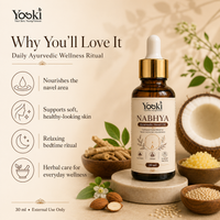 YOSKI Nabhya Navel Oil | Ayurvedic Belly Button Oil for Daily Wellness & Skin 3