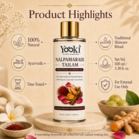 YOSKI Nalpamaradi Tailam | Traditional Ayurvedic Oil for Glowing & Even-Toned Skin 5