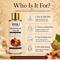 YOSKI Nalpamaradi Tailam | Traditional Ayurvedic Oil for Glowing & Even-Toned Skin 6
