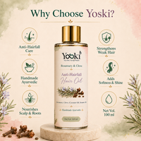 YOSKI Anti Hair Fall Hair Oil | Ayurvedic Hair Oil for Stronger & Healthier Hair 3