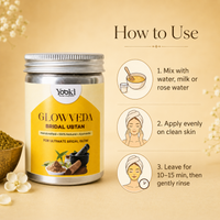 Glow Veda Bridal Ubtan-100g 3