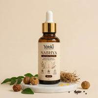 YOSKI Nabhya Navel Oil | Ayurvedic Belly Button Oil for Daily Wellness & Skin 1