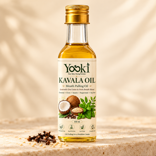 YOSKI Kavala Mouth Pulling Oil | Ayurvedic Oil Pulling for Oral Care & Fresh Breath