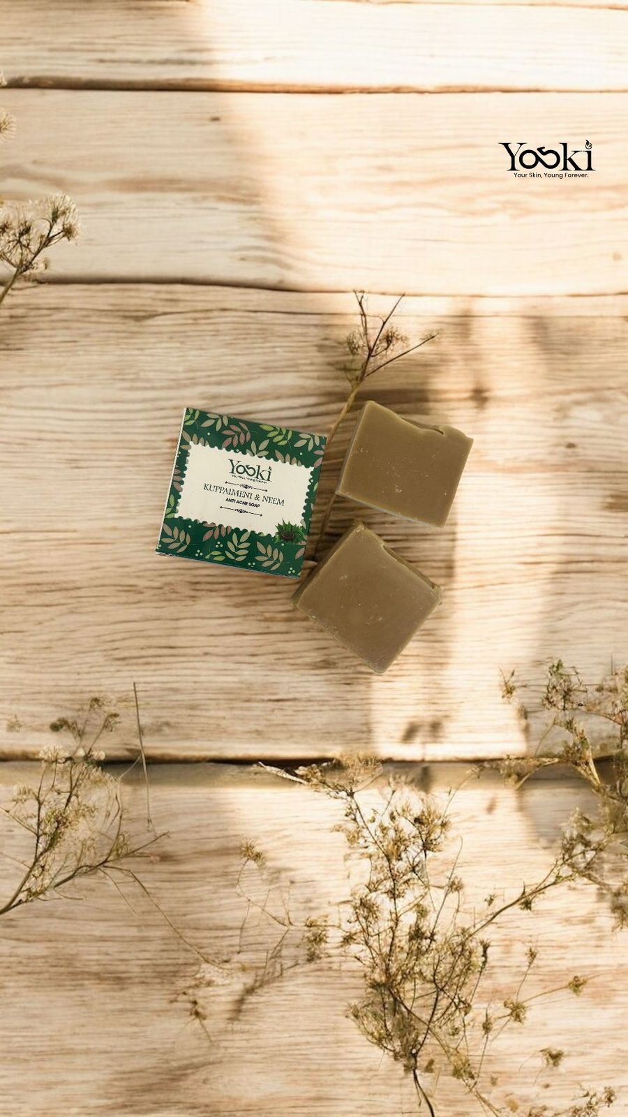 Kuppaimeni & Neem Anti Acne Soap - 100g