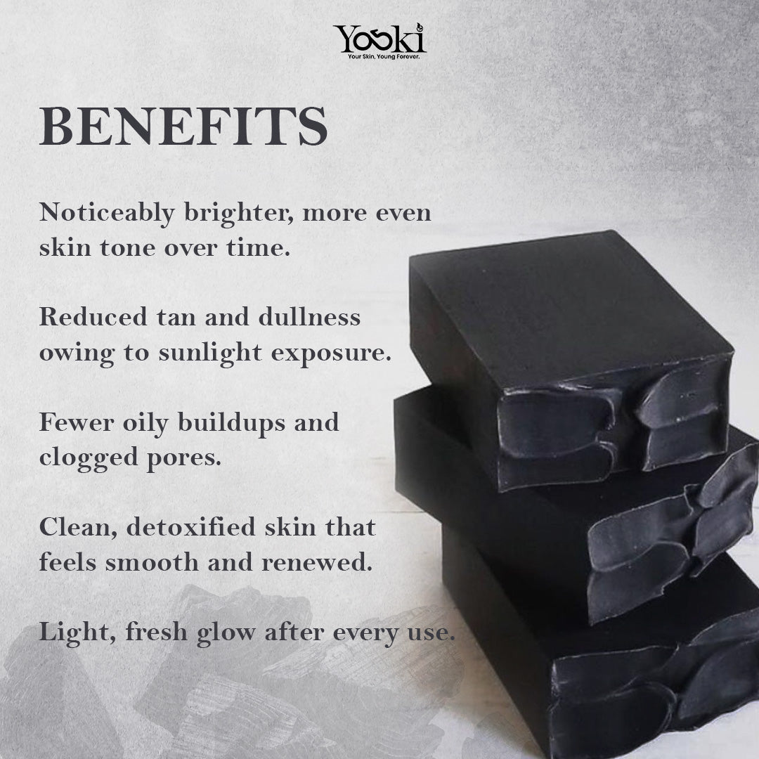 Yoski charcoal detan soap Benefits