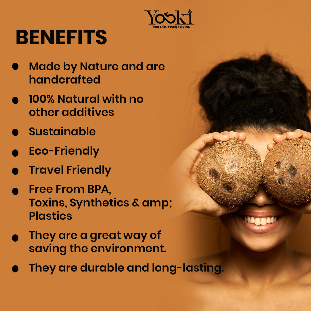 Coconut Shell Bowl With Wooden Spoon